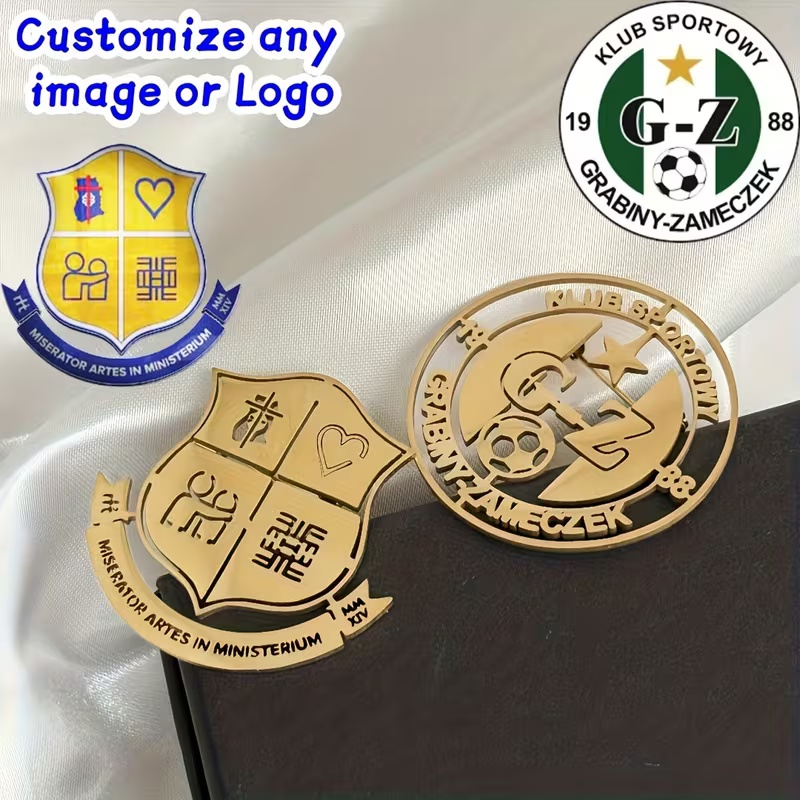 Men Accessories Gift Set - Spilla con logo personalizzato, semplice e