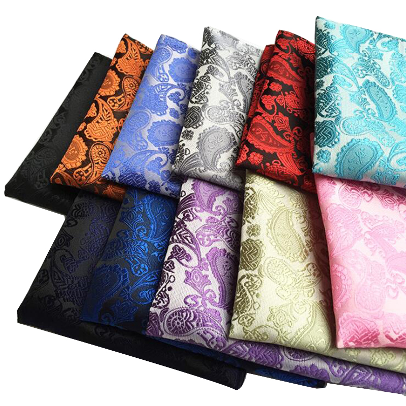 Men'S Accessories Office - Fazzoletti classici testurizzati Paisley per uomo