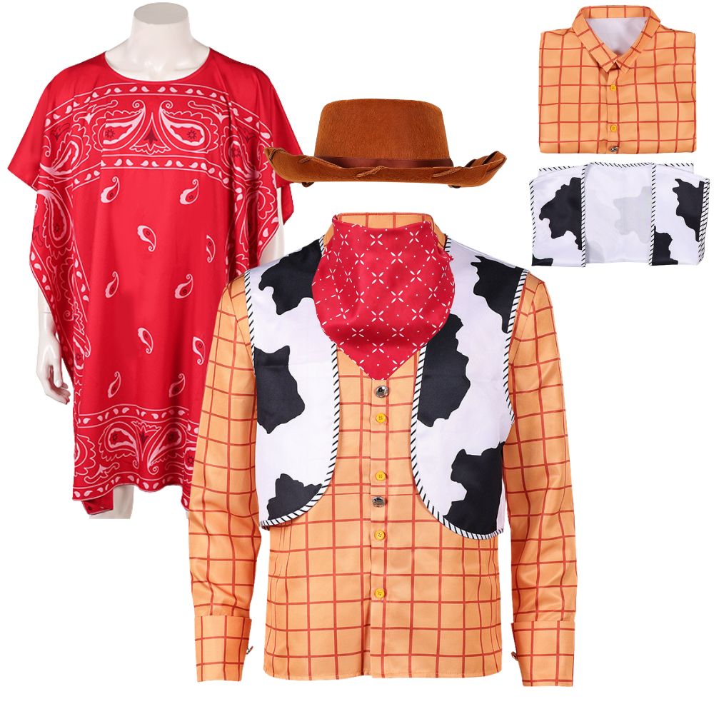 Men Accessories H&M - Costume da Woody per Adulti, Camicia