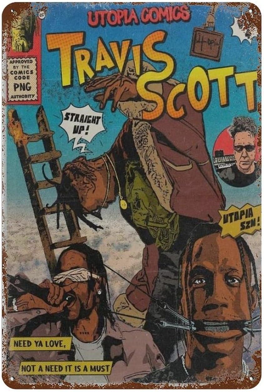 Poster Travis-Scott Vintage pe - Men'S Accessories Vintage recensione e prezzo