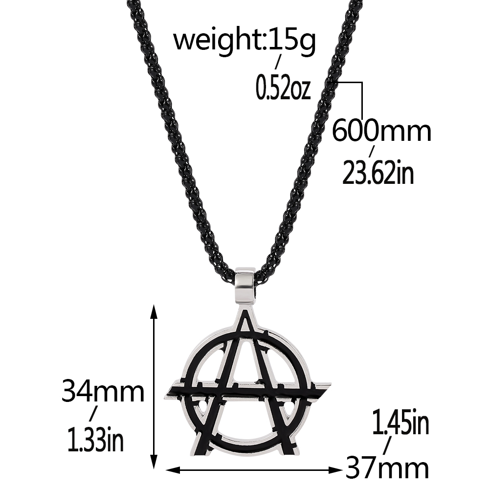Collana con Simbolo Lettera A  - Men'S Accessories Vintage recensione e prezzo