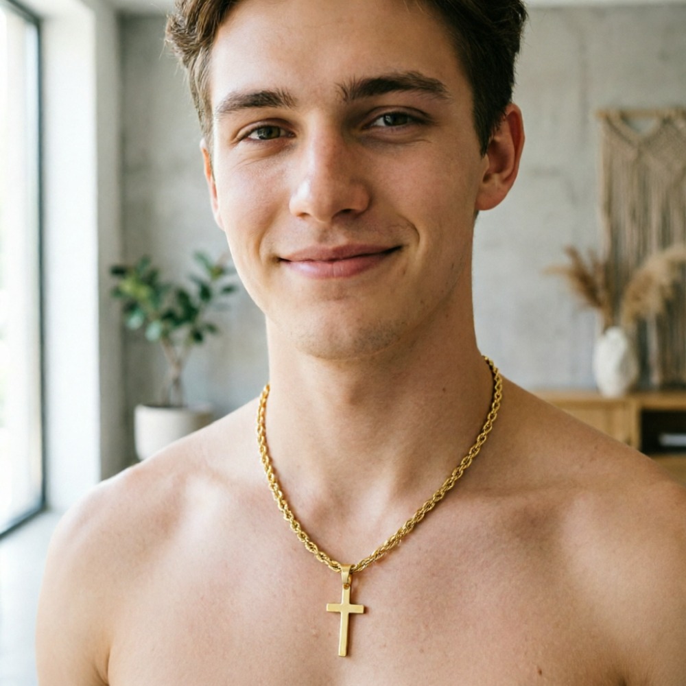 Nuova Collana con Ciondolo a C - Men Accessories Singapore recensione e prezzo