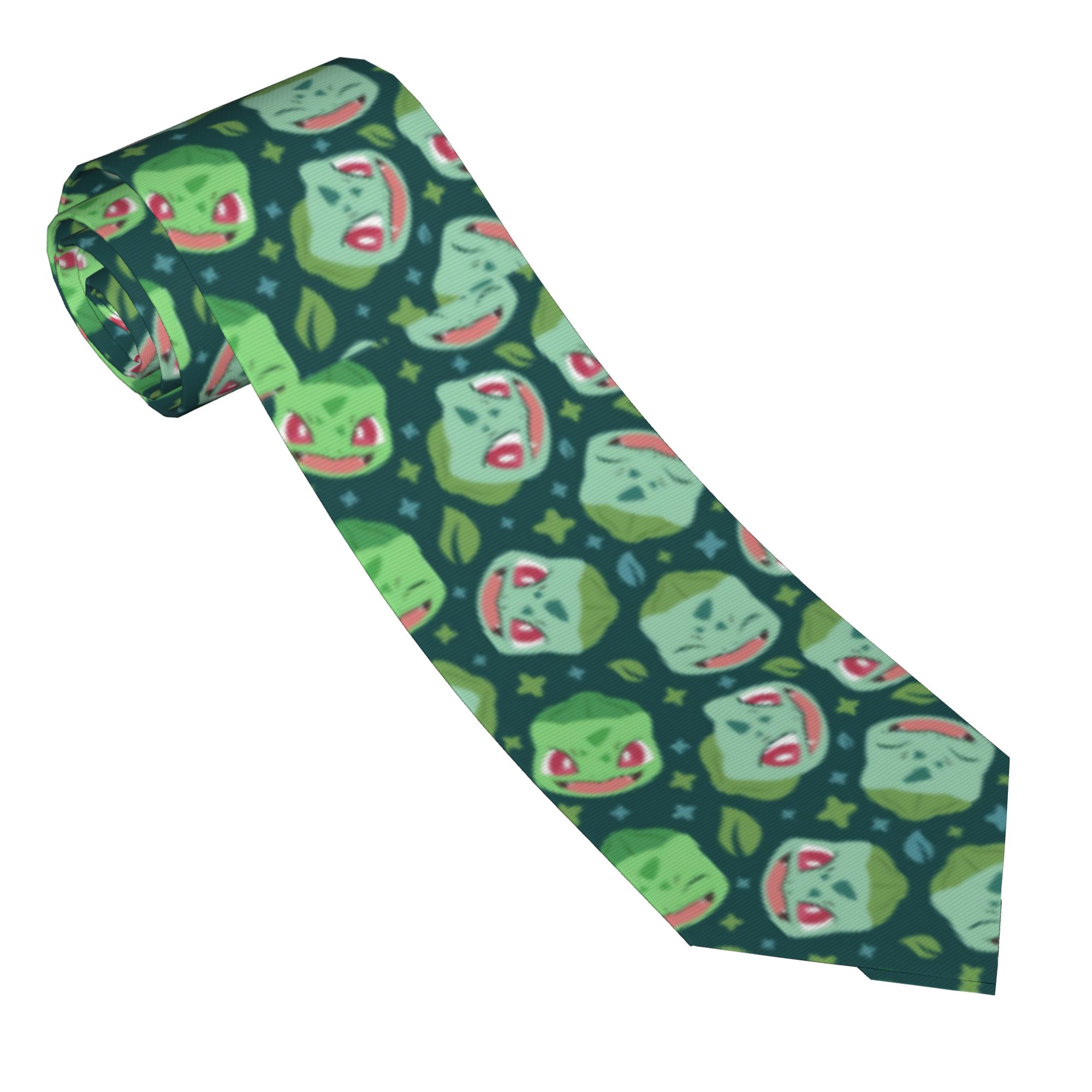 Cravatte Verdi con Bulbasaur,  - Men'S Accessories Office recensione e prezzo