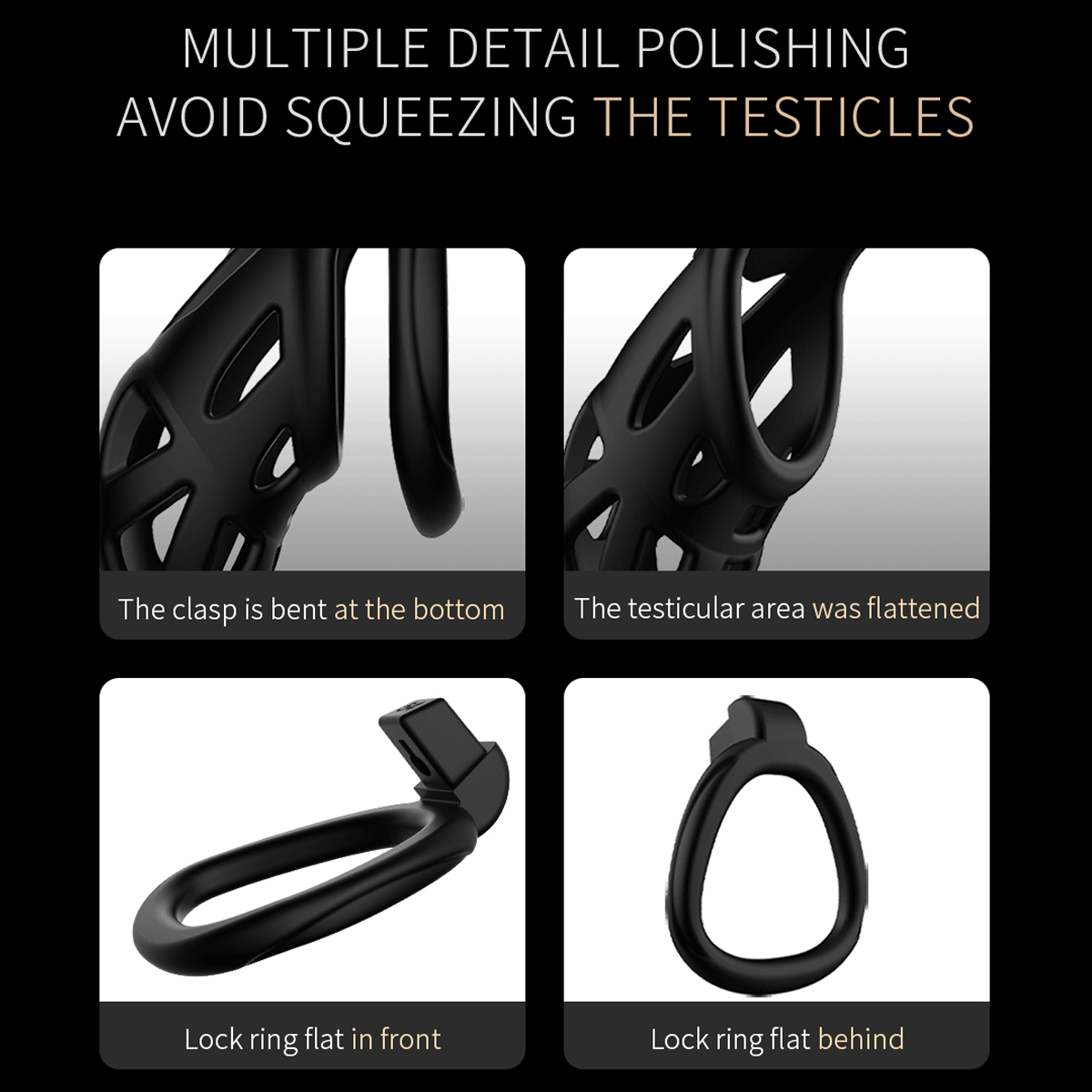 Gabbia di castità maschile Blo - Men'S Accessories recensione e prezzo
