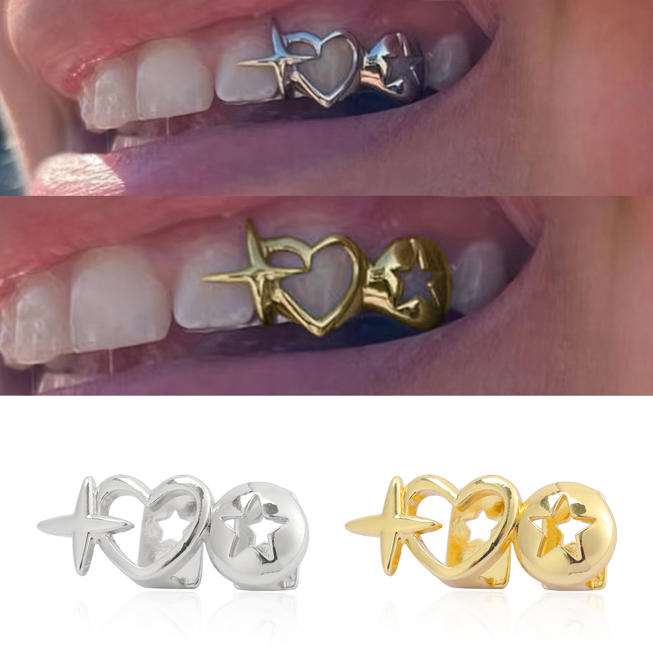 Punk Hip Hop Hollow Heart Dent - Men'S Accessories Vintage recensione e prezzo