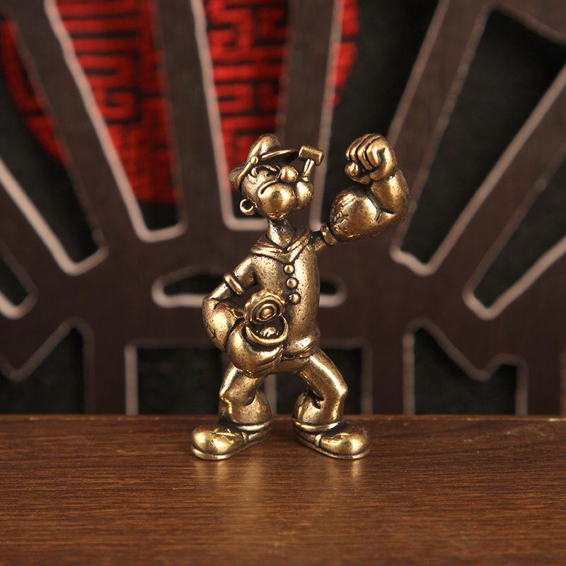 1/2 Pezzi Statuetta in Ottone  - Men'S Accessories Office recensione e prezzo